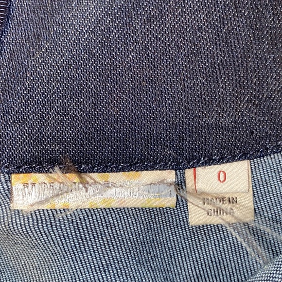 Anthropologie Holding Horses Blue Denim Clara Tie Knot Jean Dress - Picture 11 of 14